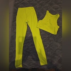 Worn Once - Lime Paragon Set